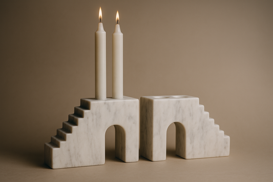 Stairway Arch Marble Candle Holder