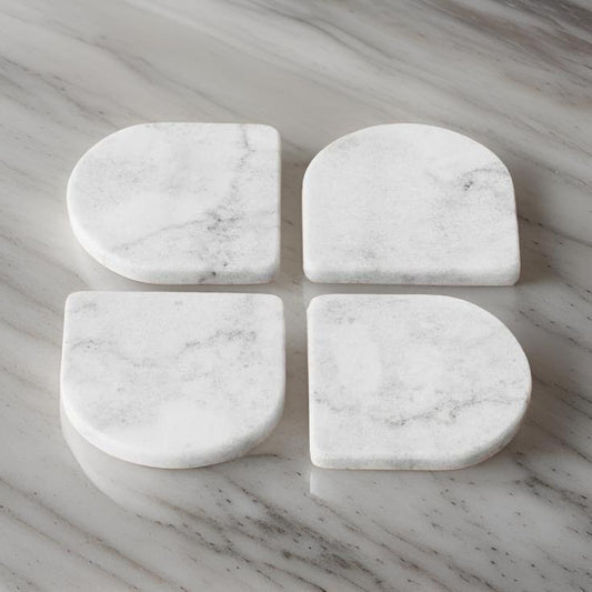 Marble Coaster Set (Set of 4)