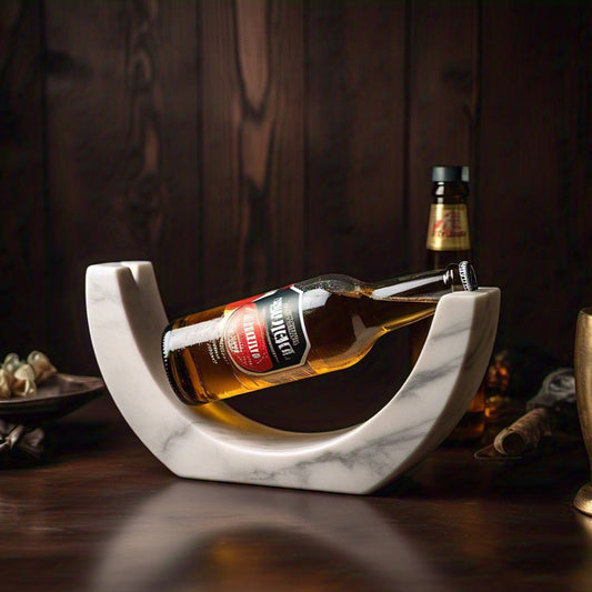 Elegant Marble Beer Holder