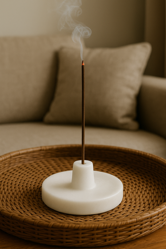 Marble Agarbatti Holder – Elegant Incense Stick Stand- Temple