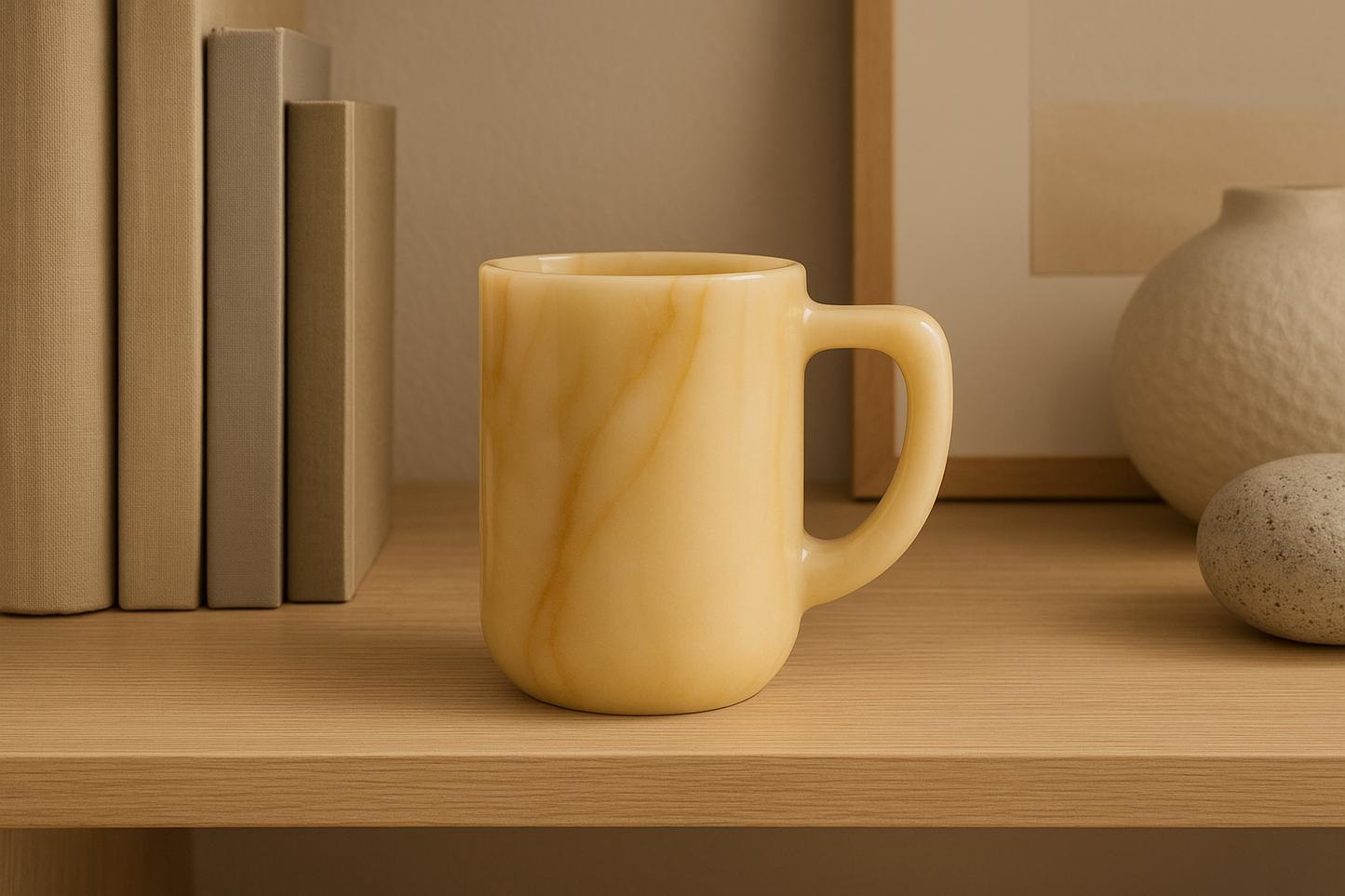 Luxury Onyx Marble Mug – Handcrafted Home Décor & Drinkware | Premium Gift Item